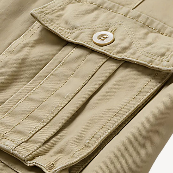 Men's Twill Belted Cargo Shorts | Loravelle