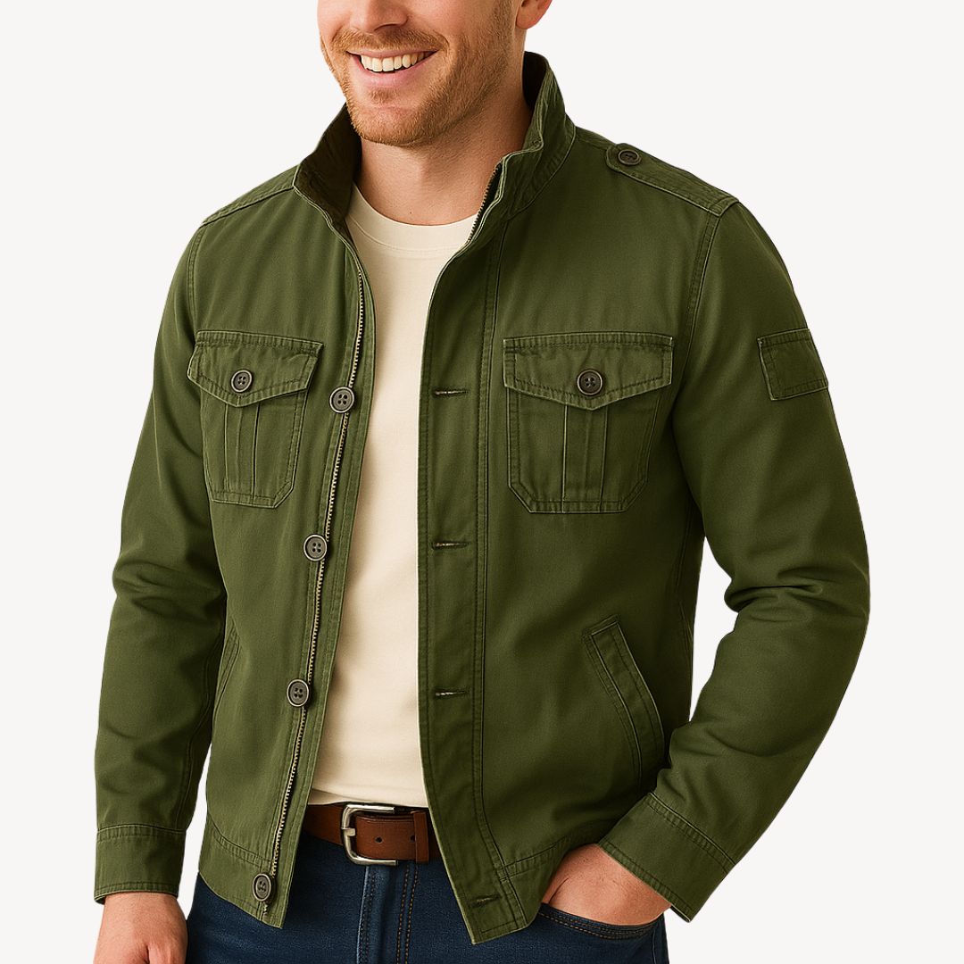 Cotton Field Jacket Men | Loravelle