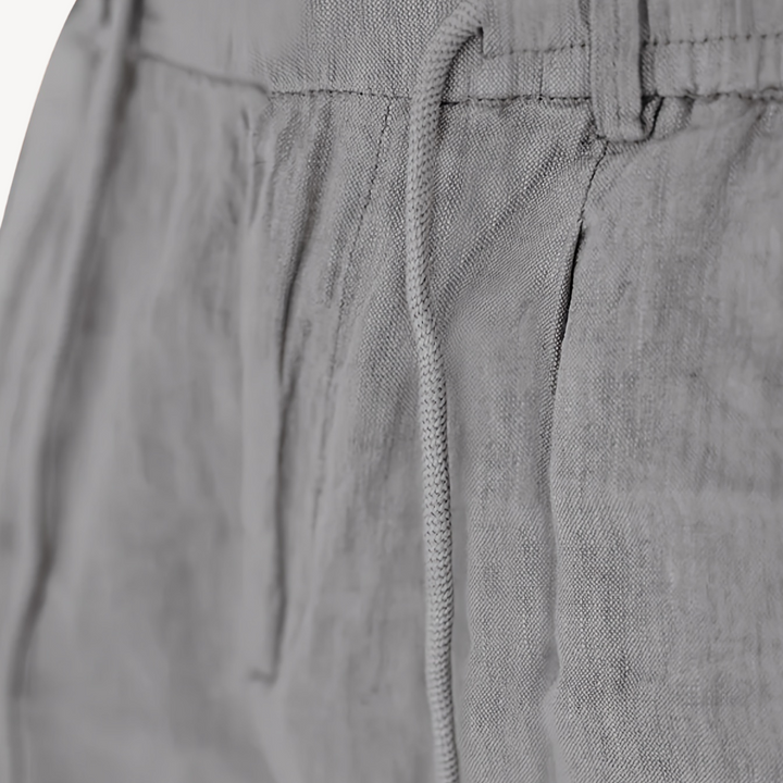 Men’s Linen Drawstring Pants – Casual Lightweight Trousers | Loravelle