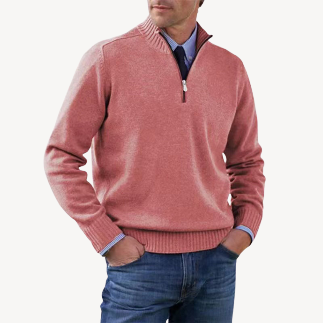 Men's Half-Zip Sweater | Loravelle