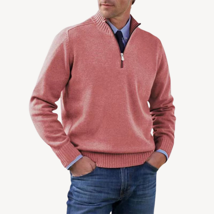 Men's Half-Zip Sweater | Loravelle