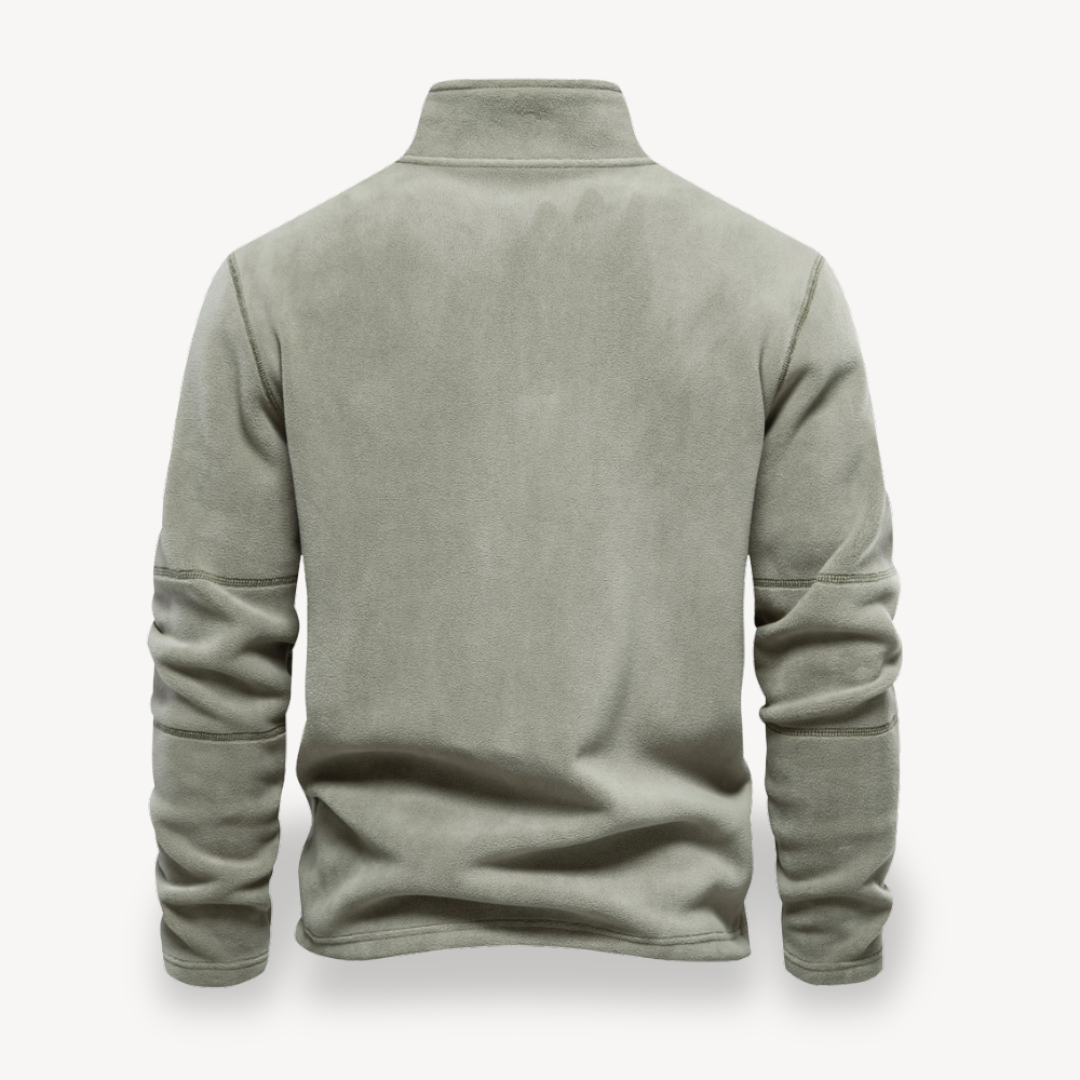 Fleece Quarter-Zip Pullover for Men | Loravelle
