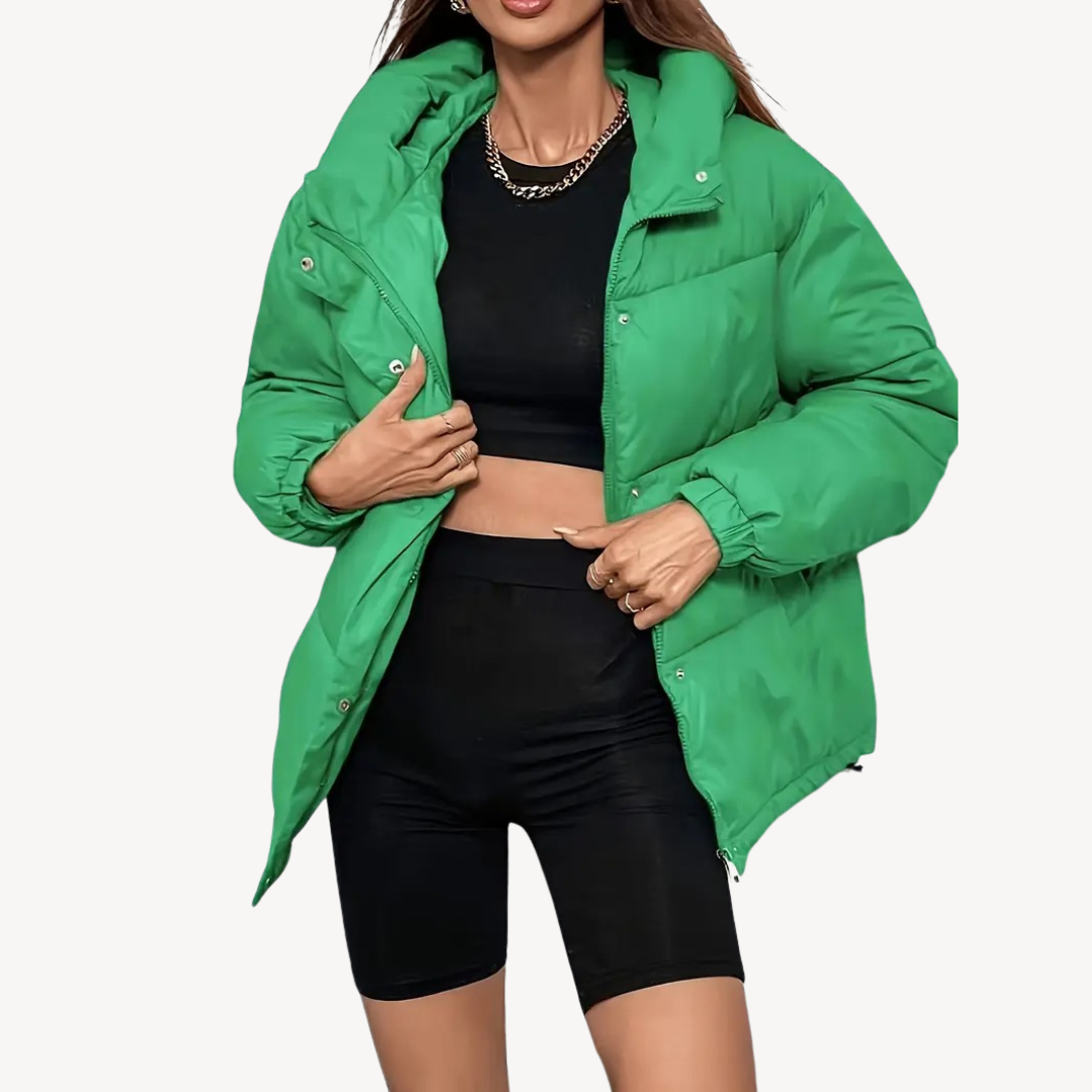 Women's Hooded Puffer Jacket | Loravelle