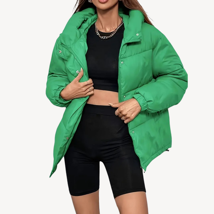 Women's Hooded Puffer Jacket | Loravelle