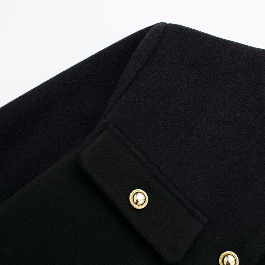 Loravelle | Tailored Pocket Button-Up Jacket