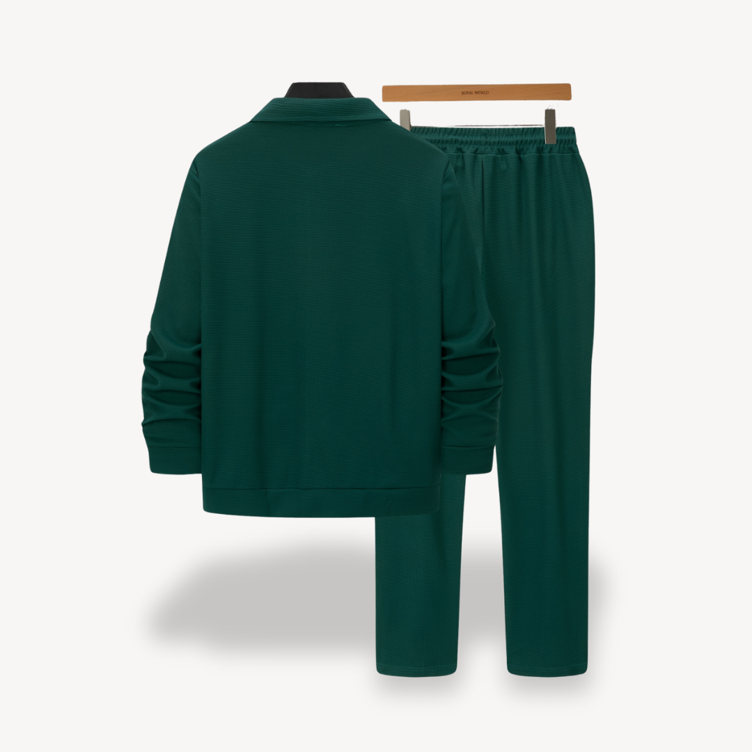 Men's Waffle Knit Loungewear Set | Loravelle