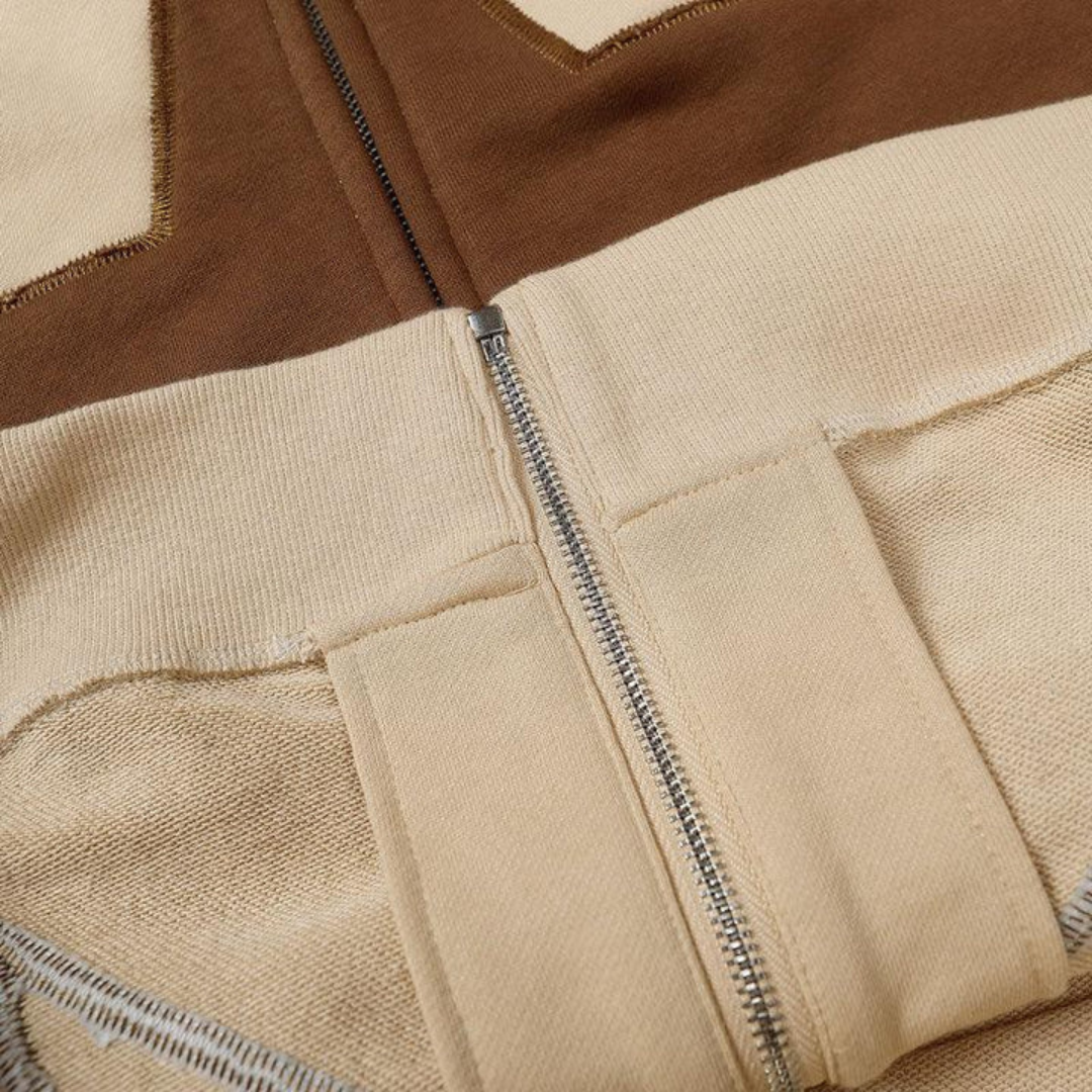 Men's Star Zip-Up Hoodie | Loravelle