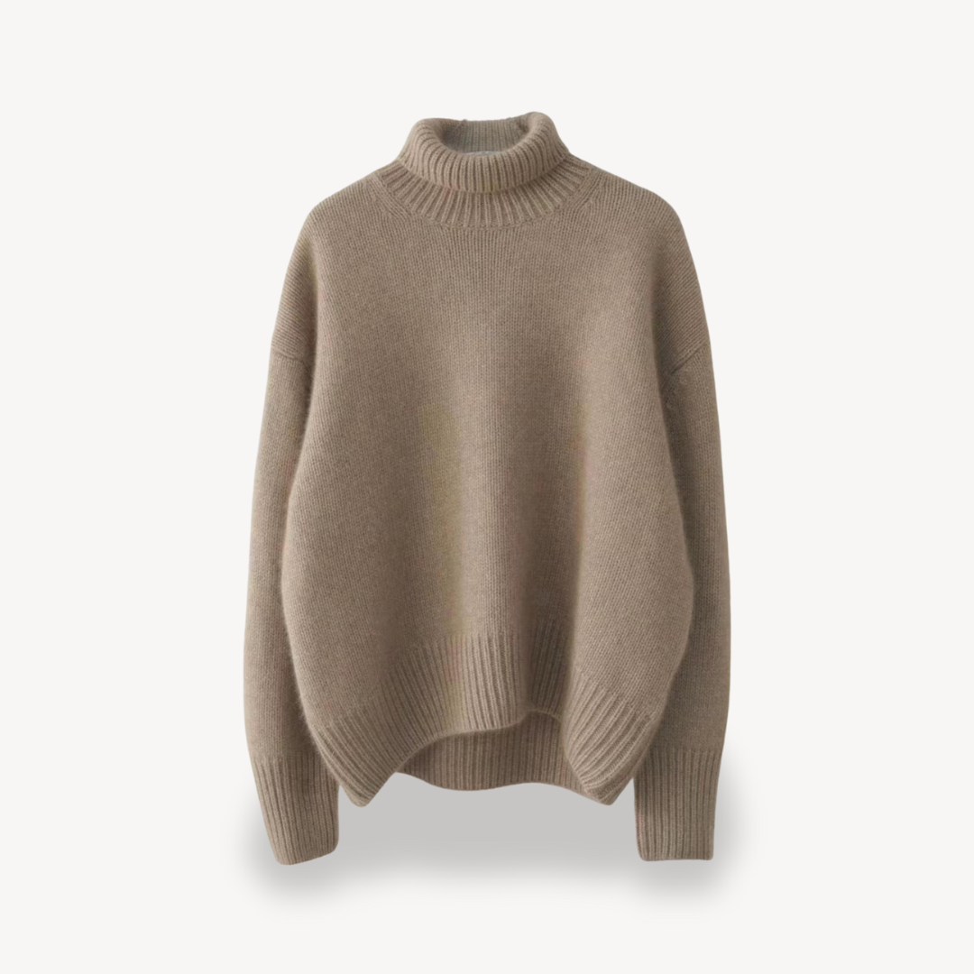 Women’s Soft Knit Fabric Turtleneck Sweater | Loravelle