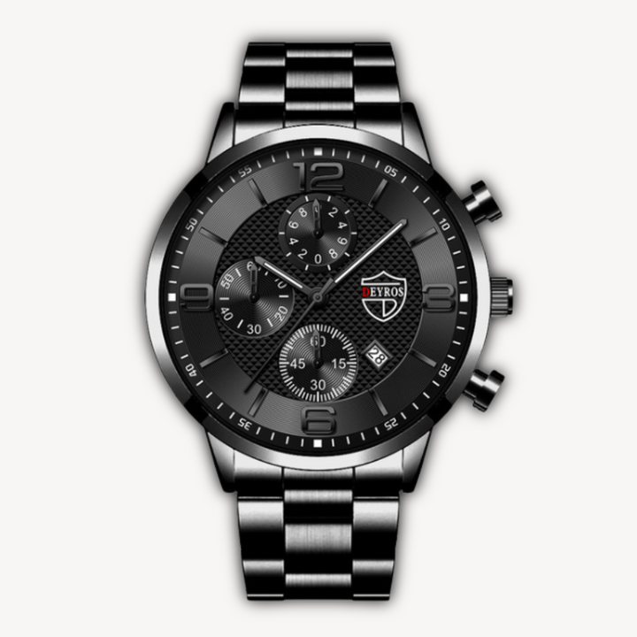 Loravelle | Men's Stainless Steel Chronograph Watch