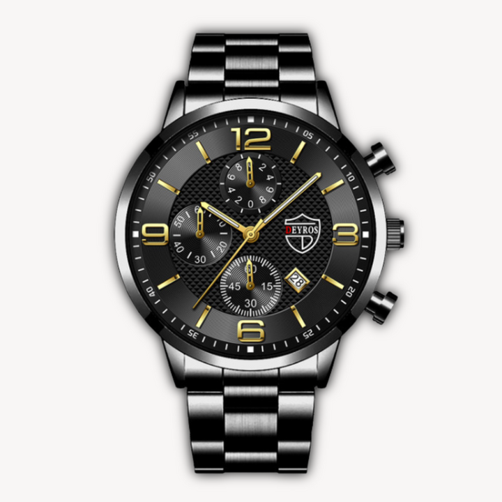 Loravelle | Men's Stainless Steel Chronograph Watch