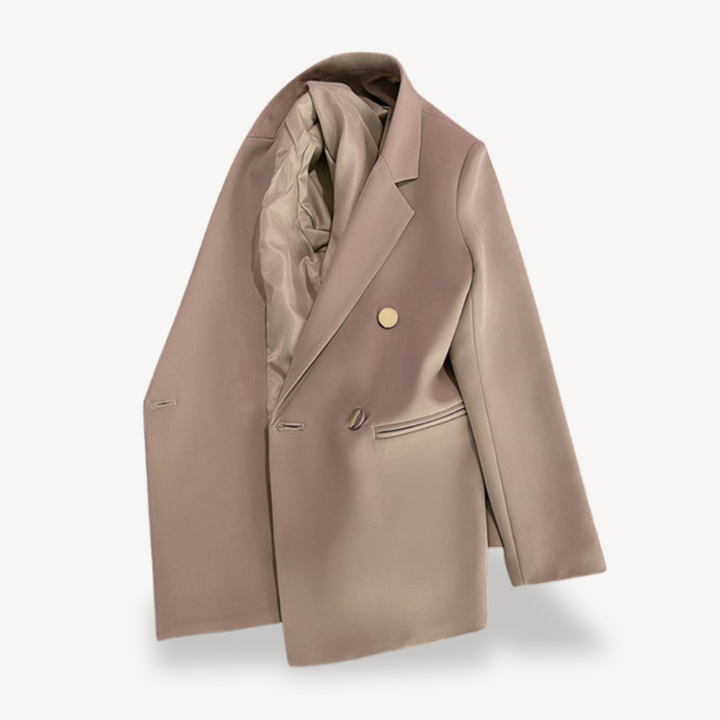 Loravelle | Women's Blazer – Double-Breasted Formal Jacket