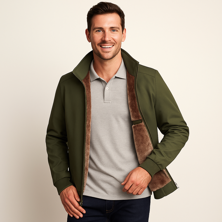 Men's Sherpa-Lined Winter Jacket | Loravelle