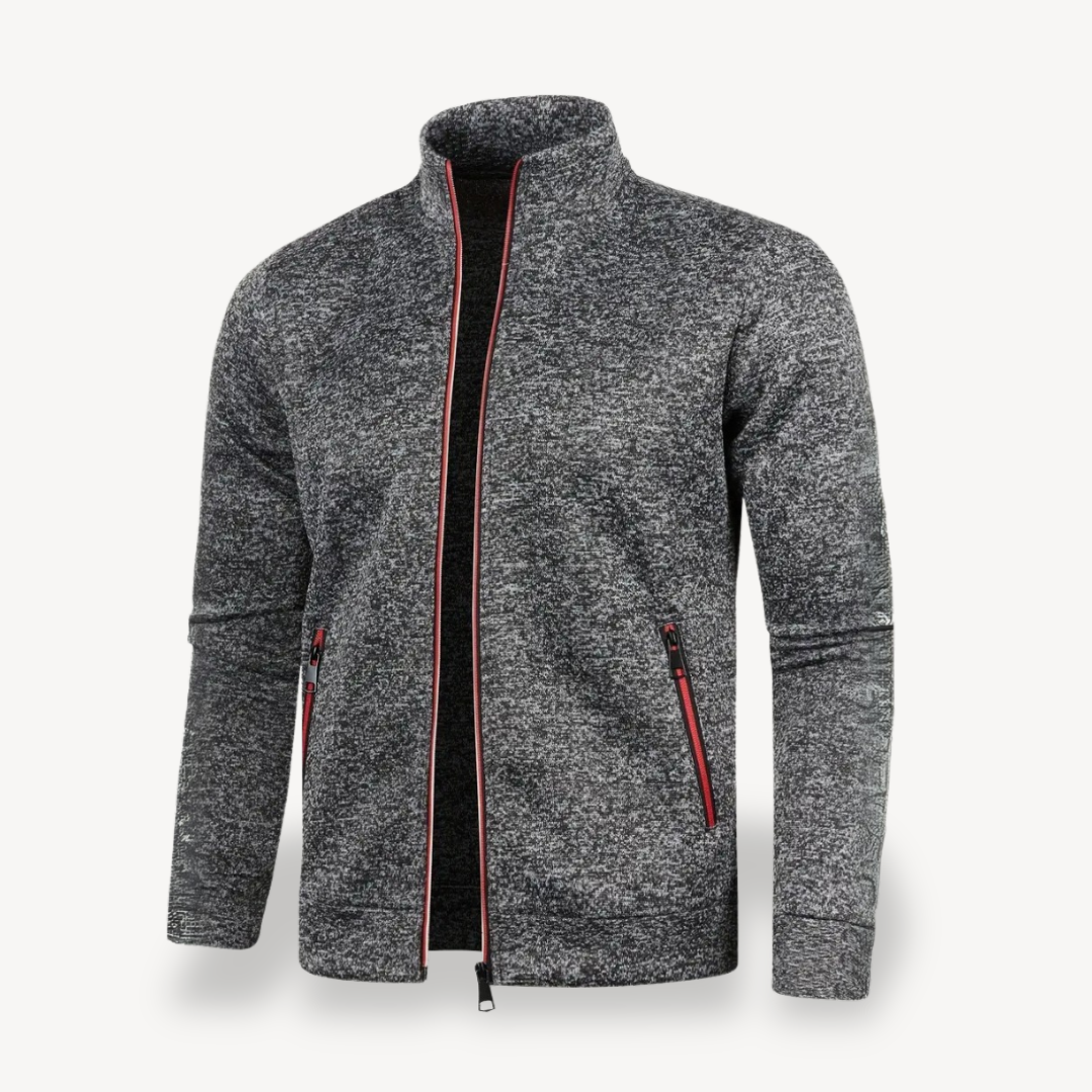 Men’s Zippered Track Jacket | Loravelle