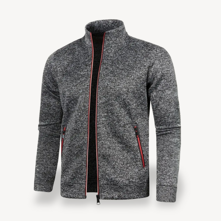 Men’s Zippered Track Jacket | Loravelle