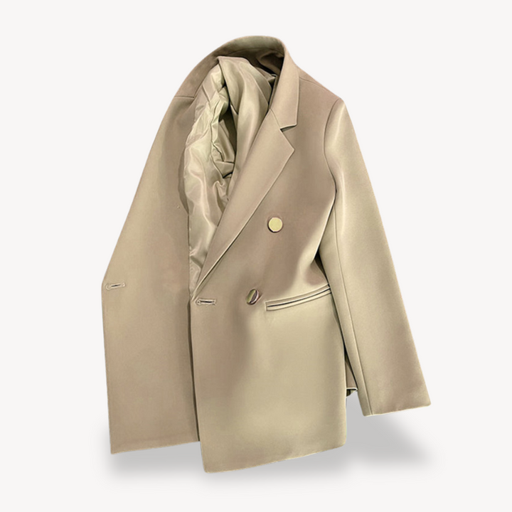 Loravelle | Women's Blazer – Double-Breasted Formal Jacket