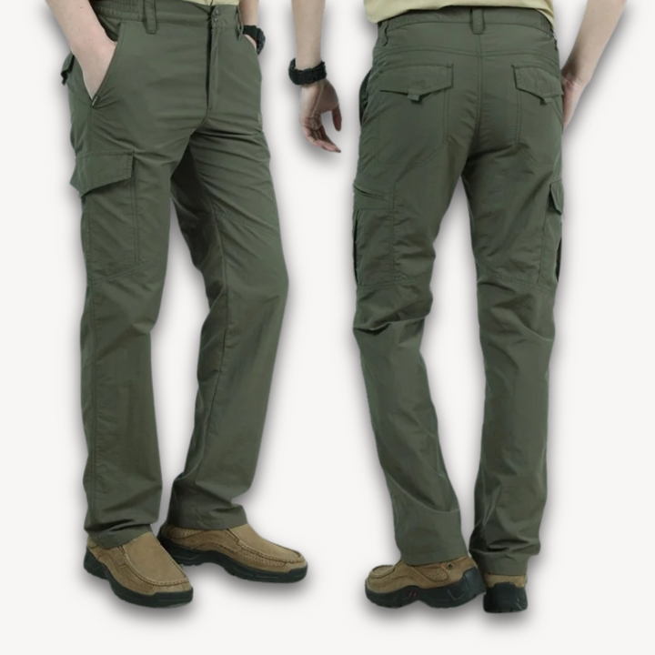 Loravelle | Men's Lightweight Waterproof Quick-Dry Tactical Cargo Pants - Breathable Summer Camping & Hiking Overalls