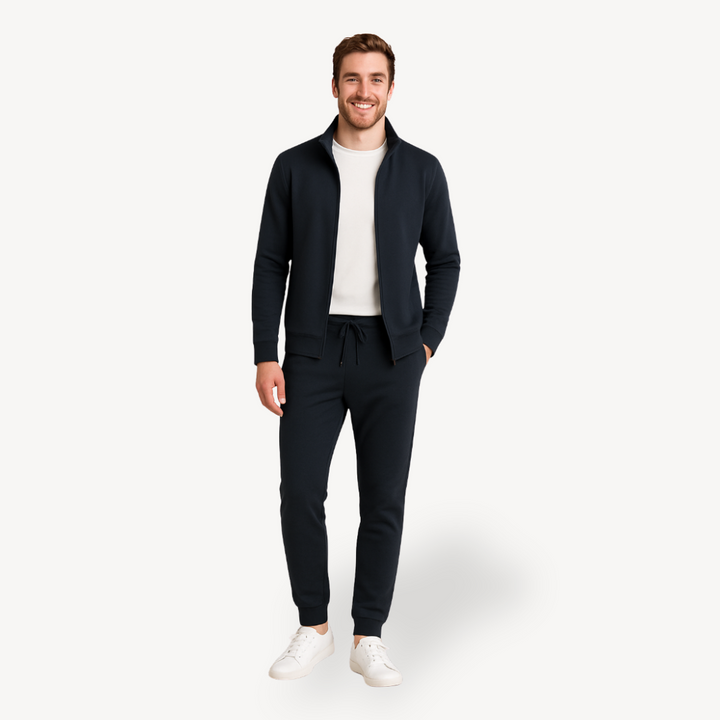 Men’s Tracksuit Set 2-Piece – Cotton Slim Fit Hoodie & Jogger Pants | Loravelle