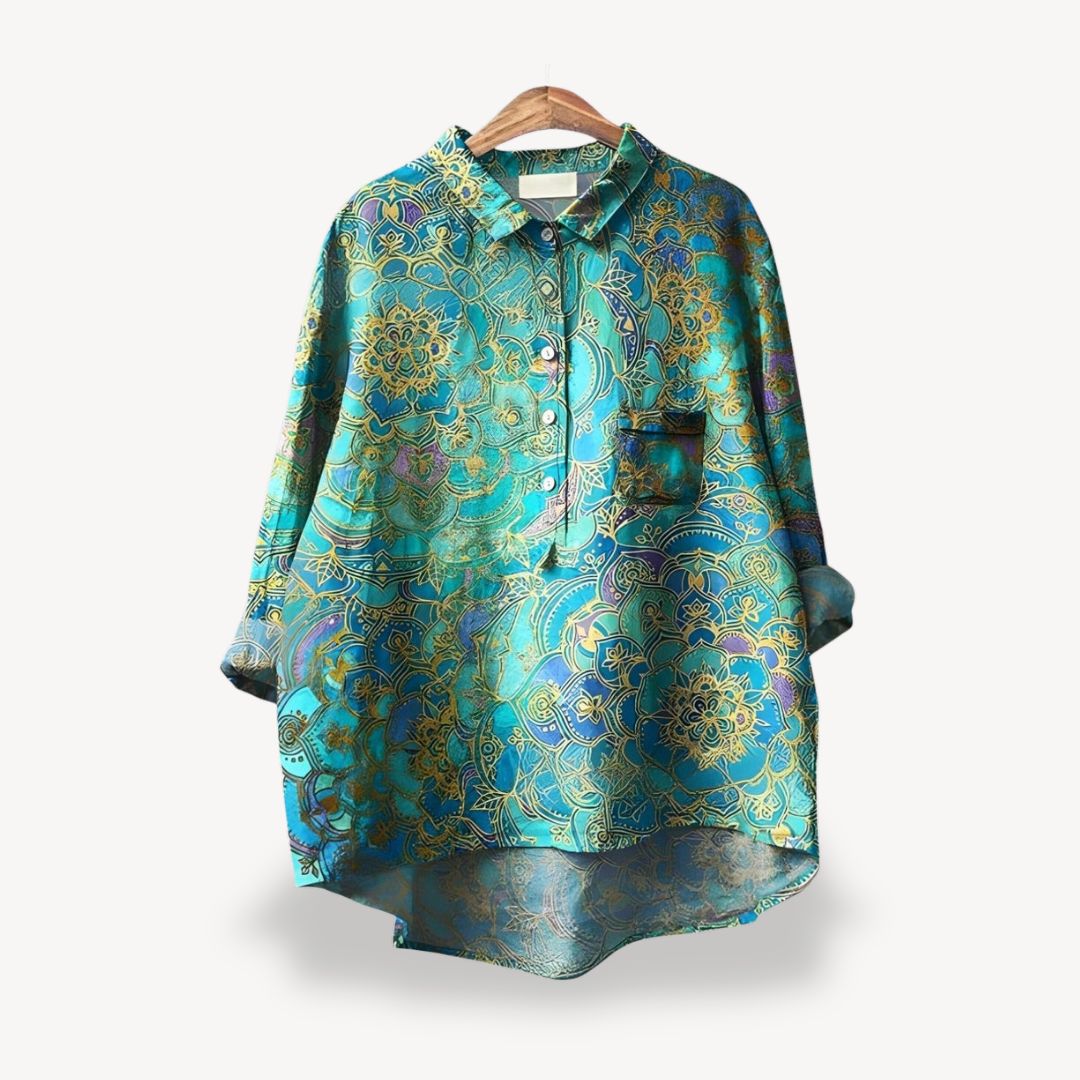 Paisley Print Shirt Women | Loravelle