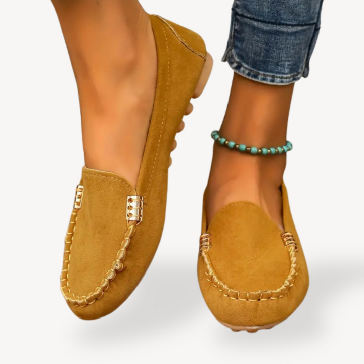 Orthopedic Suede Moccasins Women | Loravelle