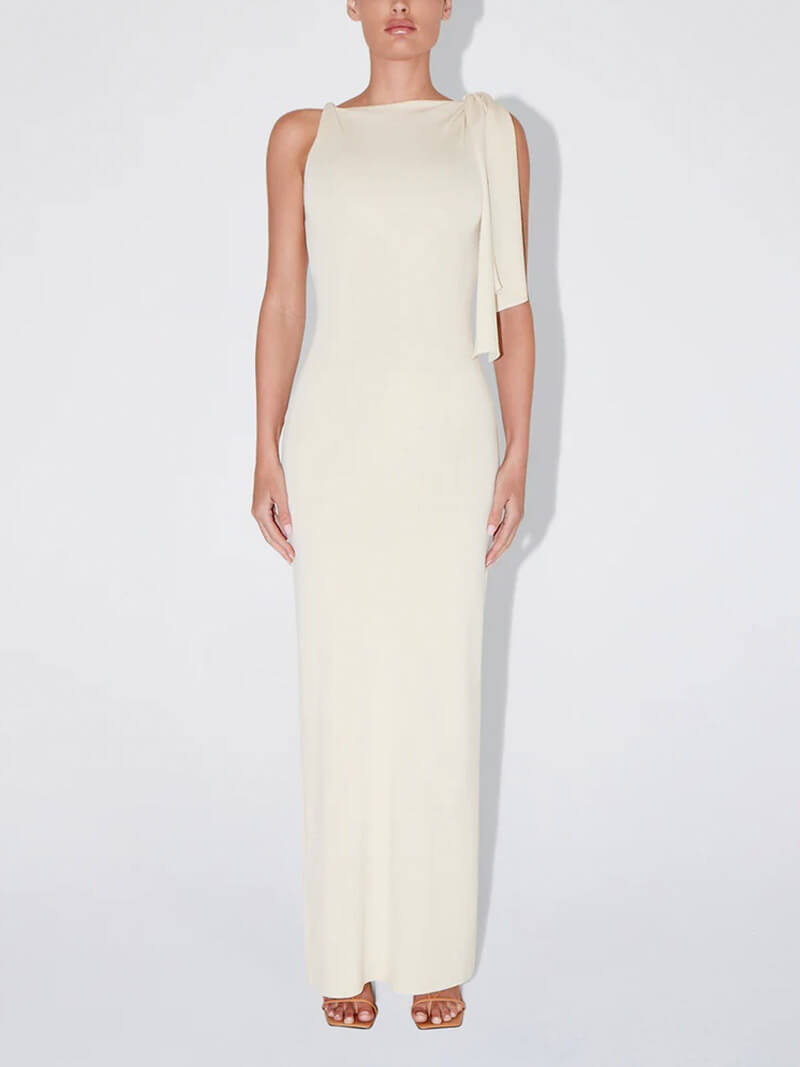 Kylie knotted maxi dress