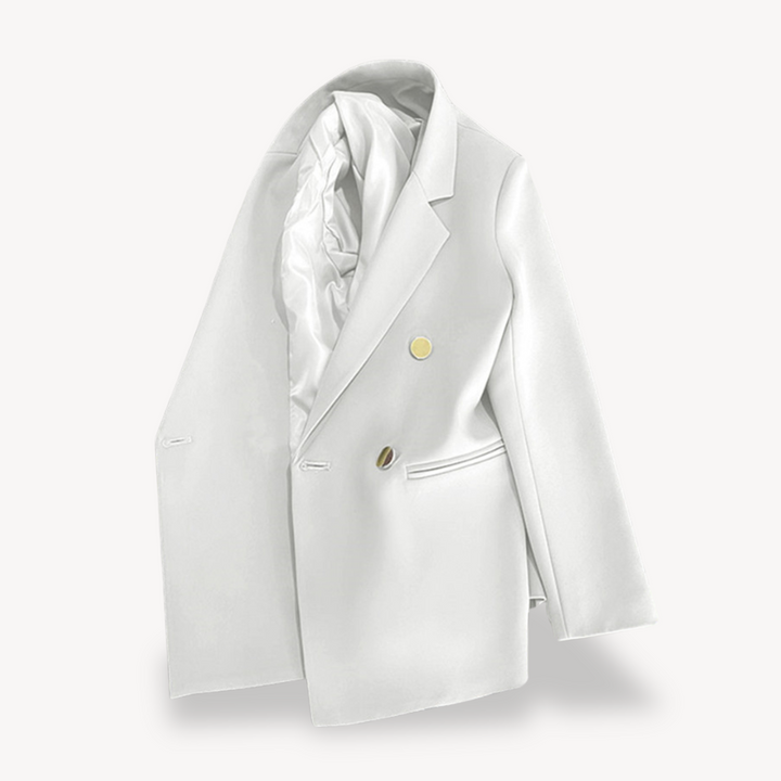 Loravelle | Women's Blazer – Double-Breasted Formal Jacket