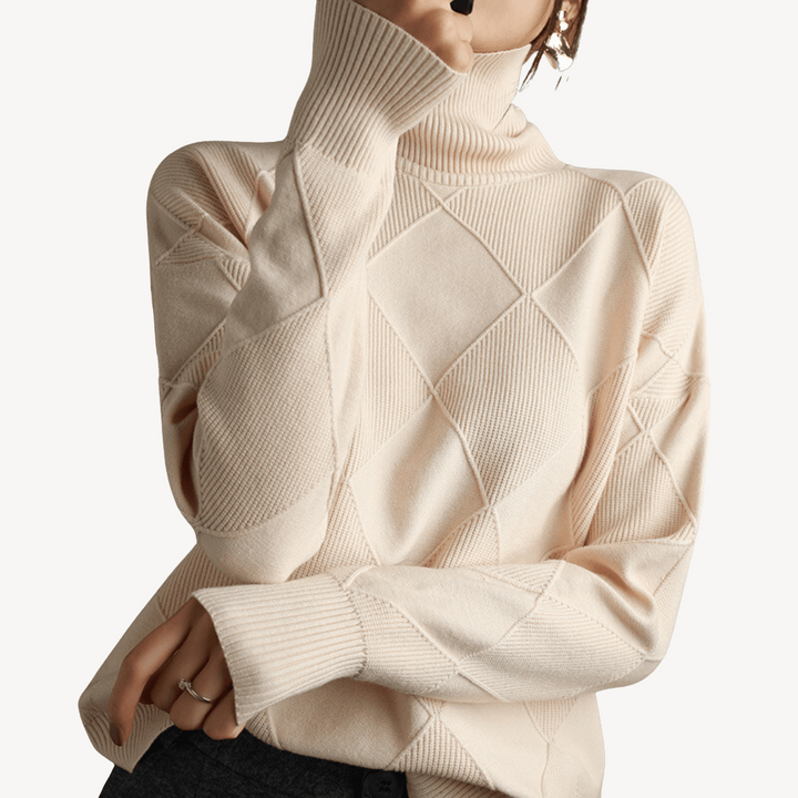 Women's Knit Turtleneck Sweater | Loravelle