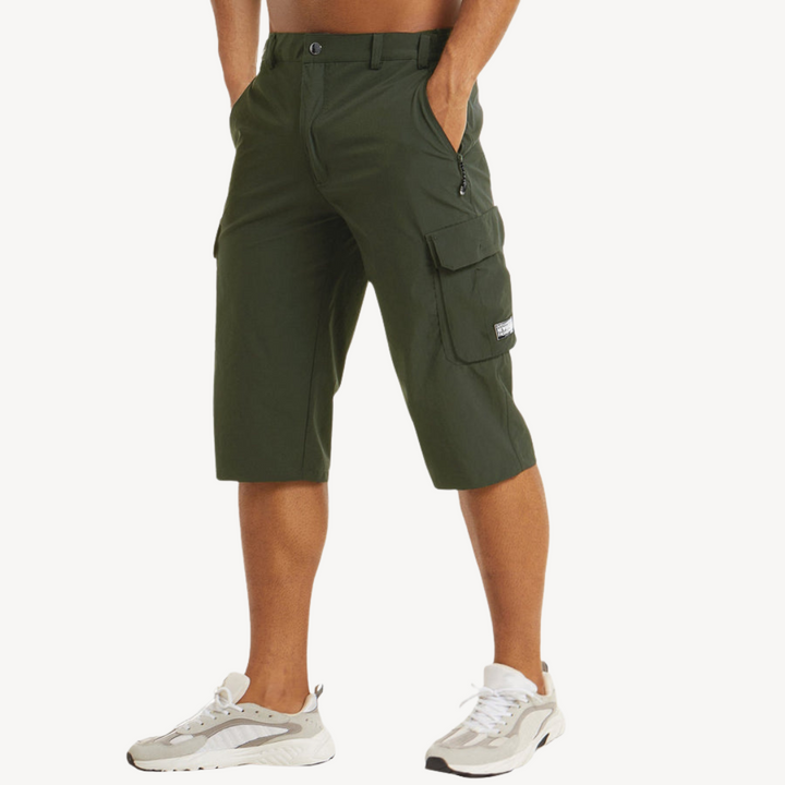 Men’s Cotton Cargo Shorts with Pockets | Loravelle