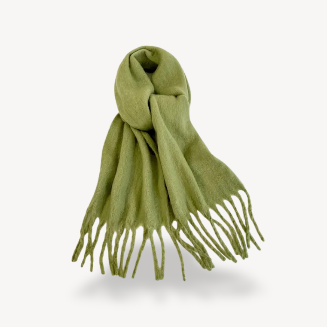 Fringed Wool Scarf | Loravelle