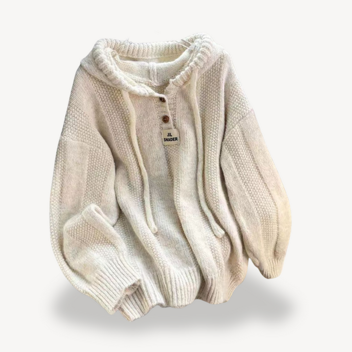 Knitted Hoodie Sweater for Women | Loravelle