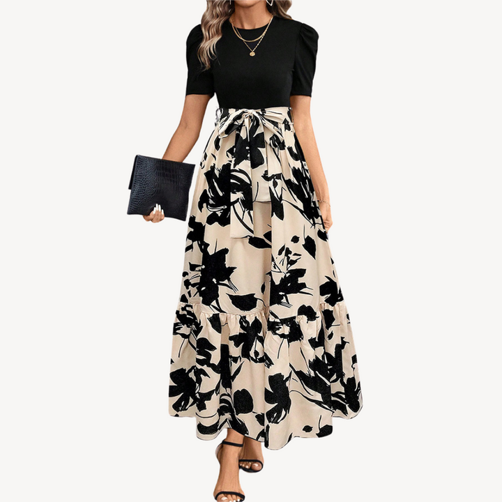 Floral Print Midi Dress Women | Loravelle