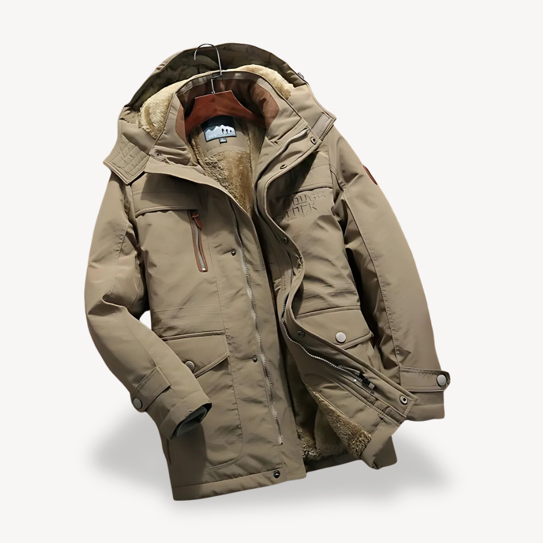 Winter Parka Jacket with Fleece Lining | Loravelle