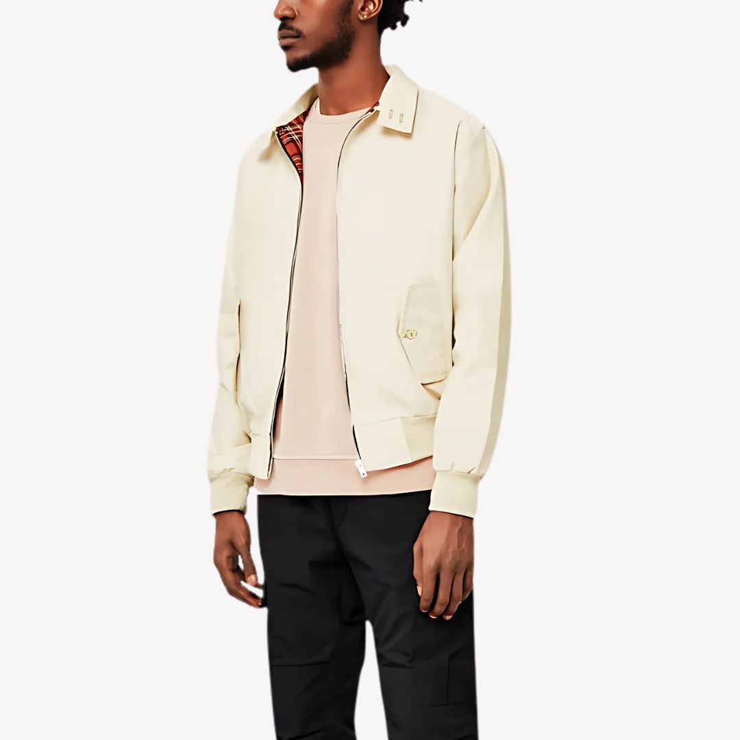 Men's Zip-Up Bomber Jacket | Loravelle