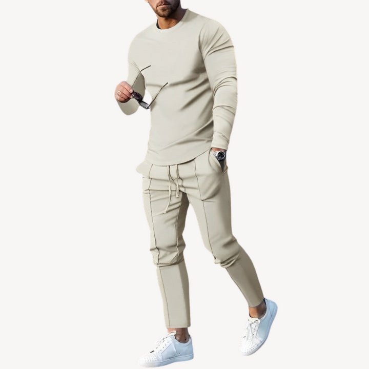 Men's Casual Long Sleeve Tracksuit | Loravelle