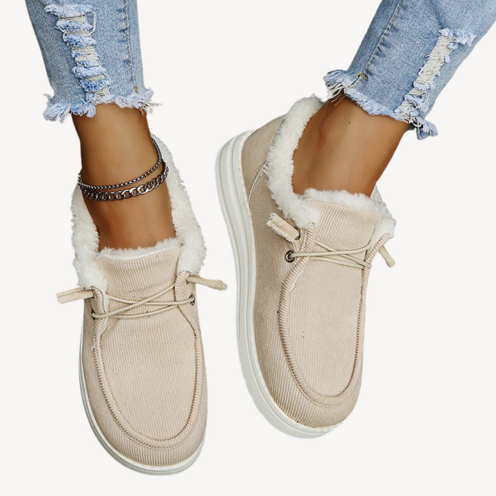 Women’s Orthopedic Slip-On Shoes – Fleece Lining | Loravelle
