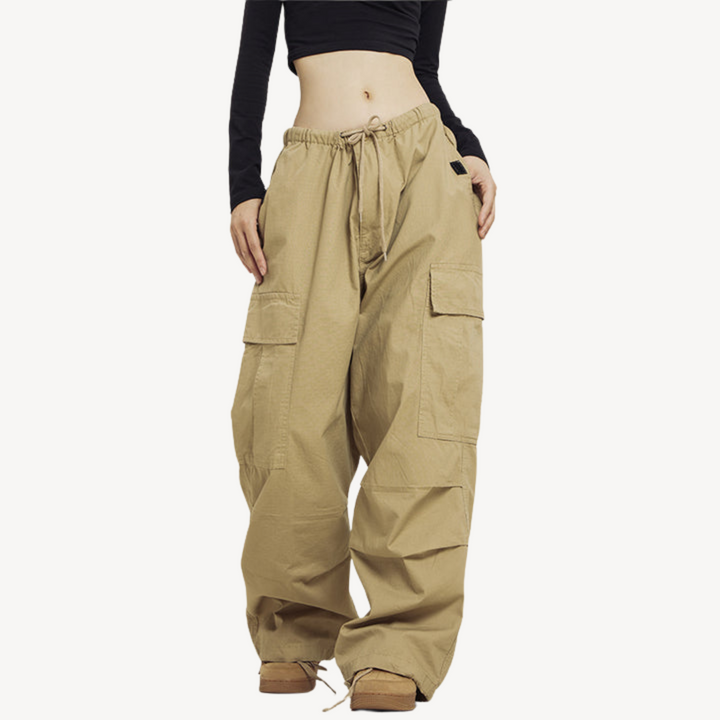 Women's Loose Fit Baggy Cargo Pants | Loravelle