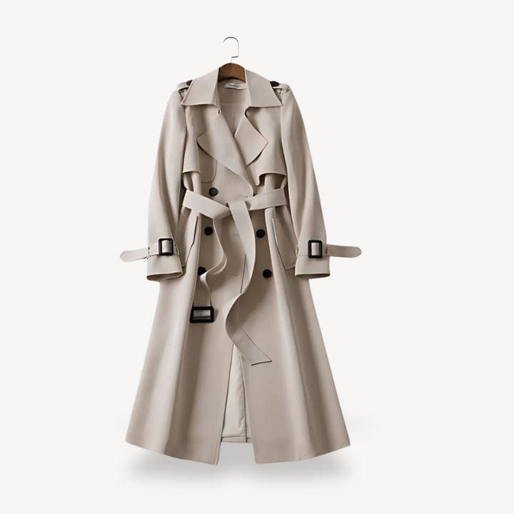 Double-Breasted Trench Coat for Women | Loravelle