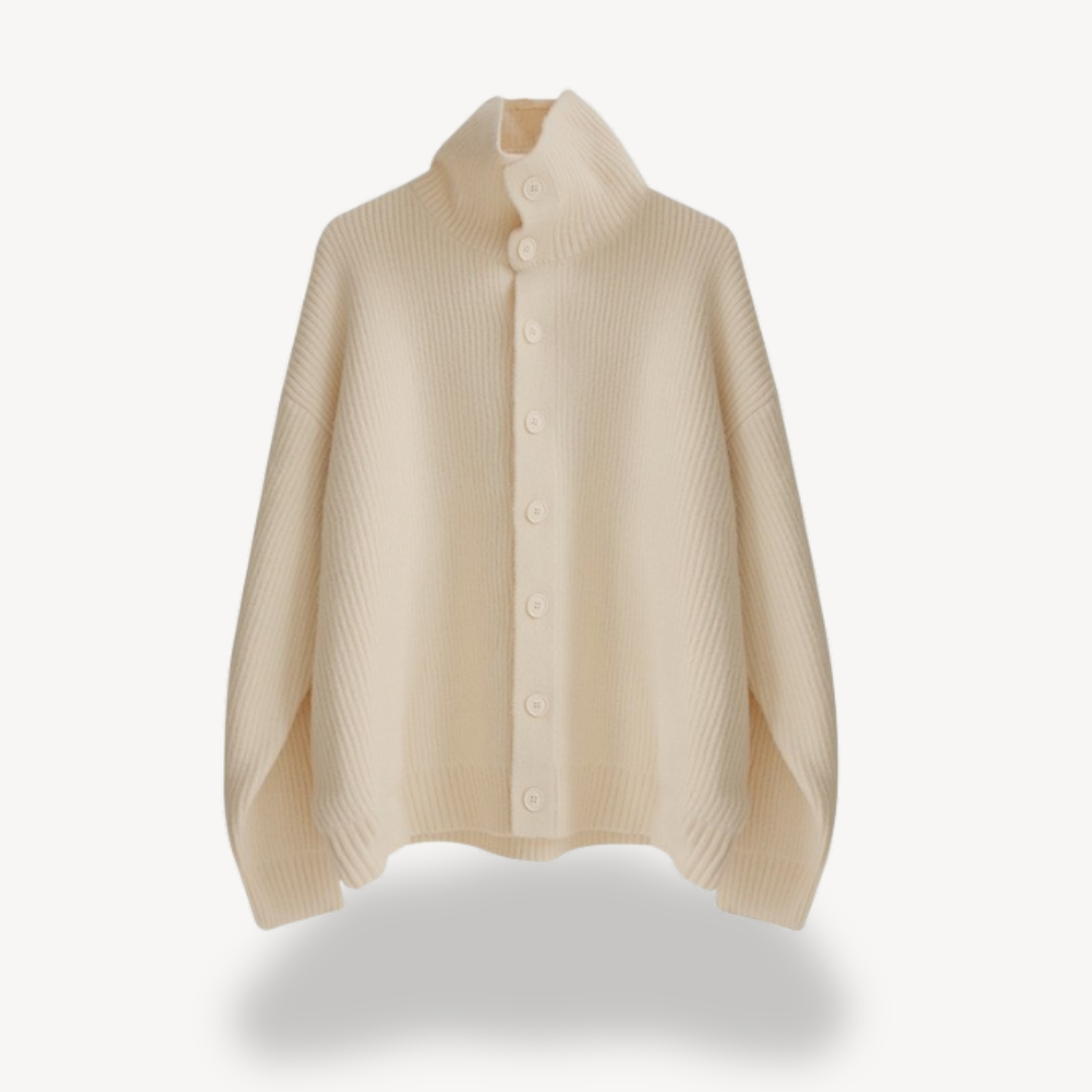 Ribbed Knit Button Cardigan for Men | Loravelle