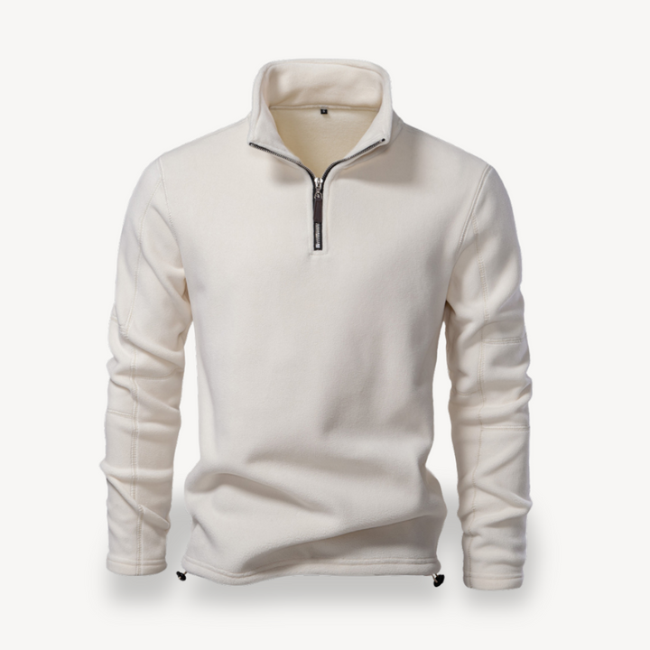 Fleece Quarter-Zip Pullover for Men | Loravelle