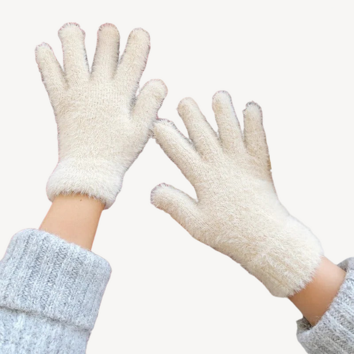 Women's Fuzzy Gloves | Loravelle