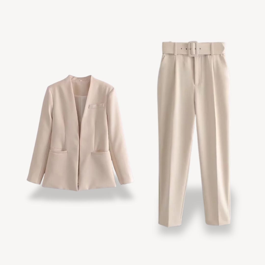 Suit Blazer Pants Set Women | Loravelle