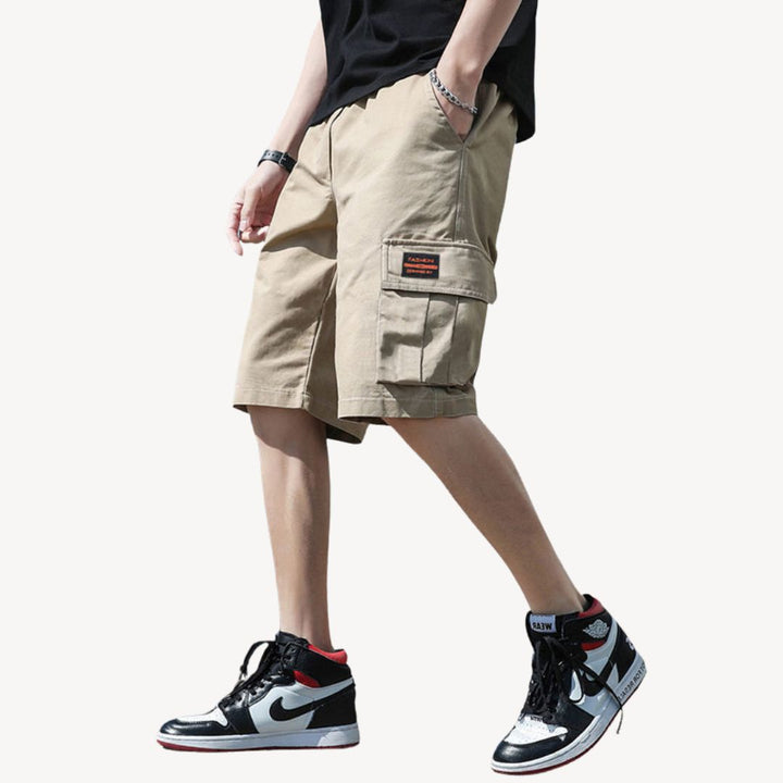 Men's Cotton Blend Cargo Shorts | Loravelle