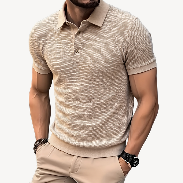 Men's Knit Polo Shirt - Casual & Comfortable | Loravelle