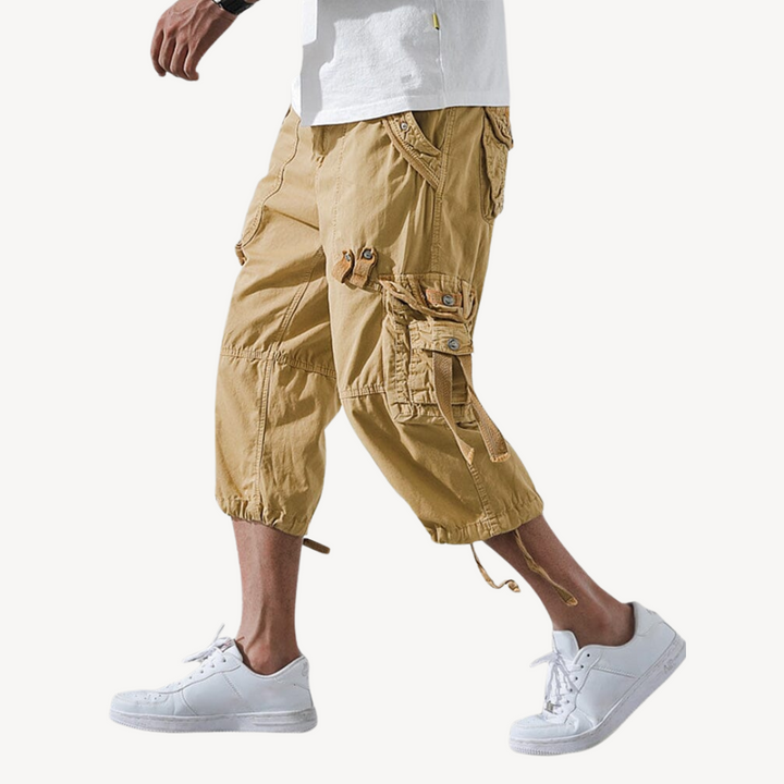 Men's Cargo Capri Shorts | Loravelle