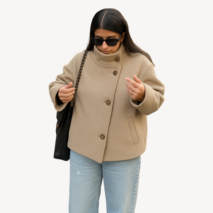 Women's Button Coat | Loravelle