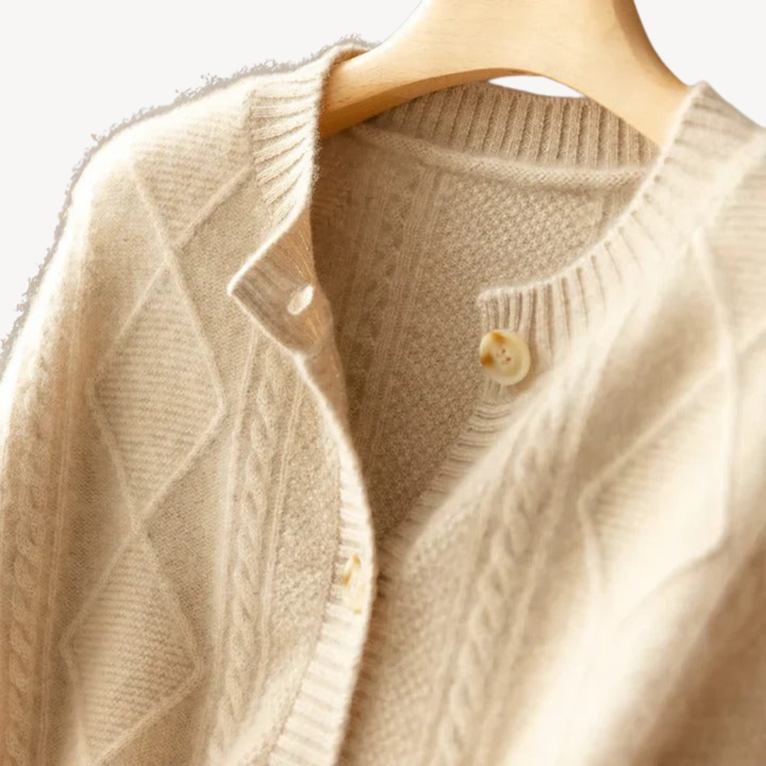 Button-Front Knit Cardigan for Women | Loravelle