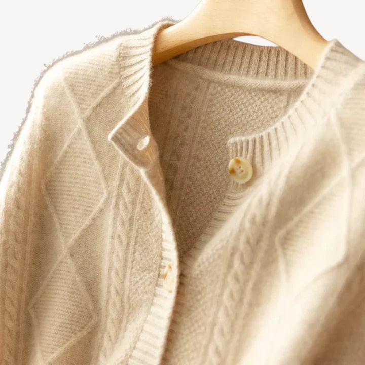 Button-Front Knit Cardigan for Women | Loravelle