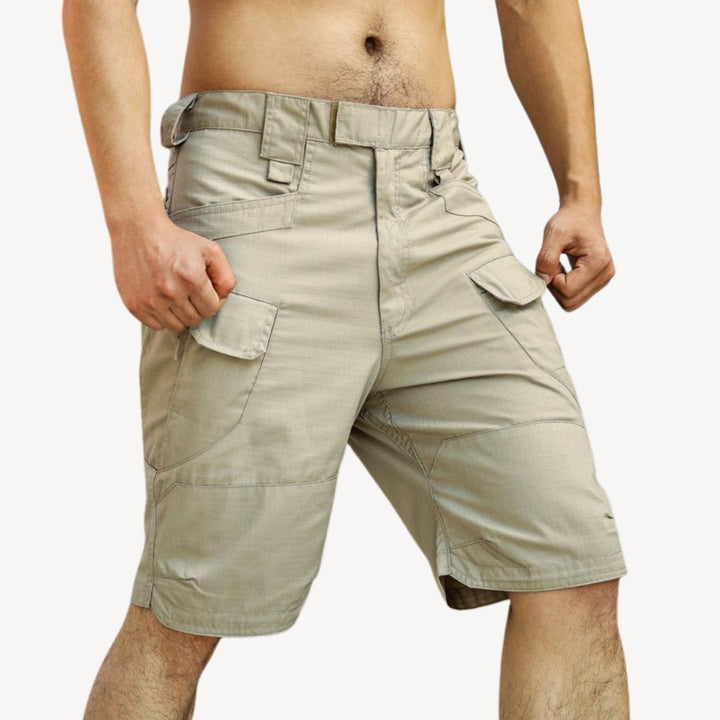 Men's Twill Cargo Workout Shorts | Loravelle