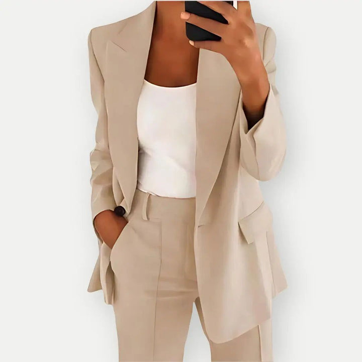 Suit Blazer Pants Set Women | Loravelle