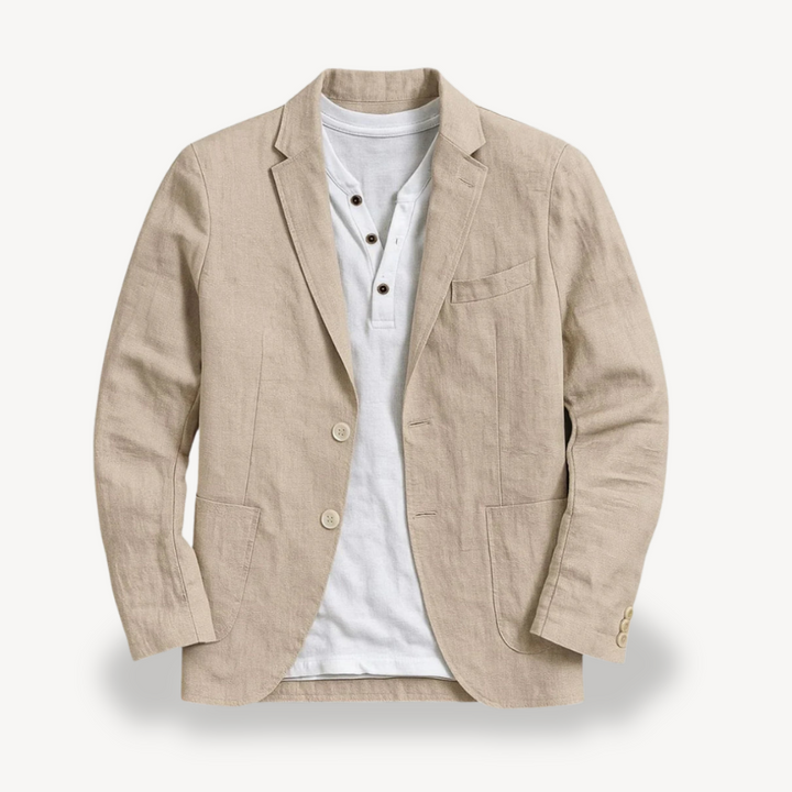 Men's Linen Blazer Jacket | Loravelle