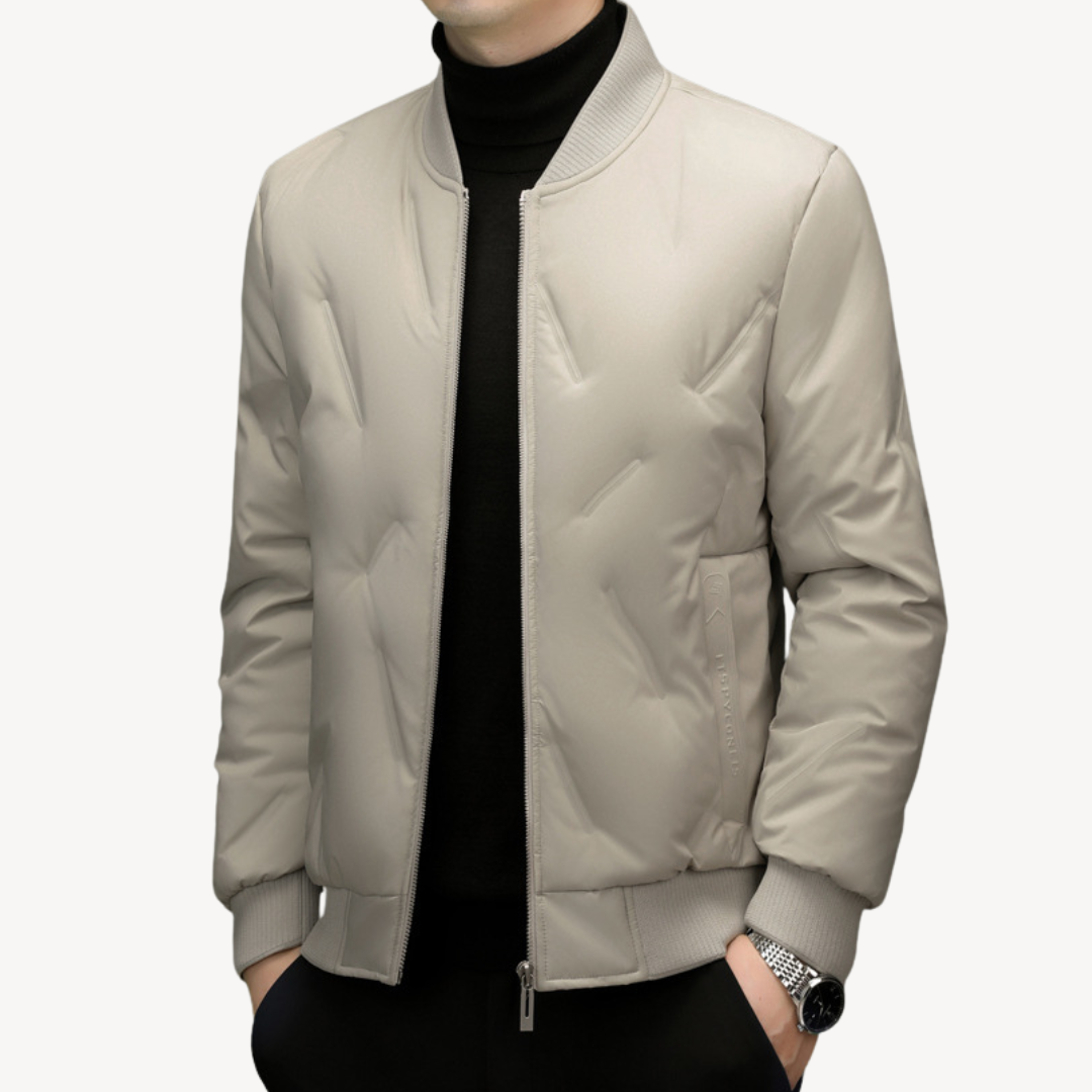 Men's Lightweight Puffer Bomber Jacket | Loravelle